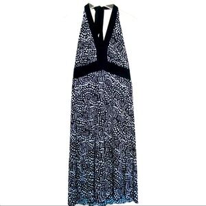 ENFOCUS Petites Black and White Halter Style Dress
